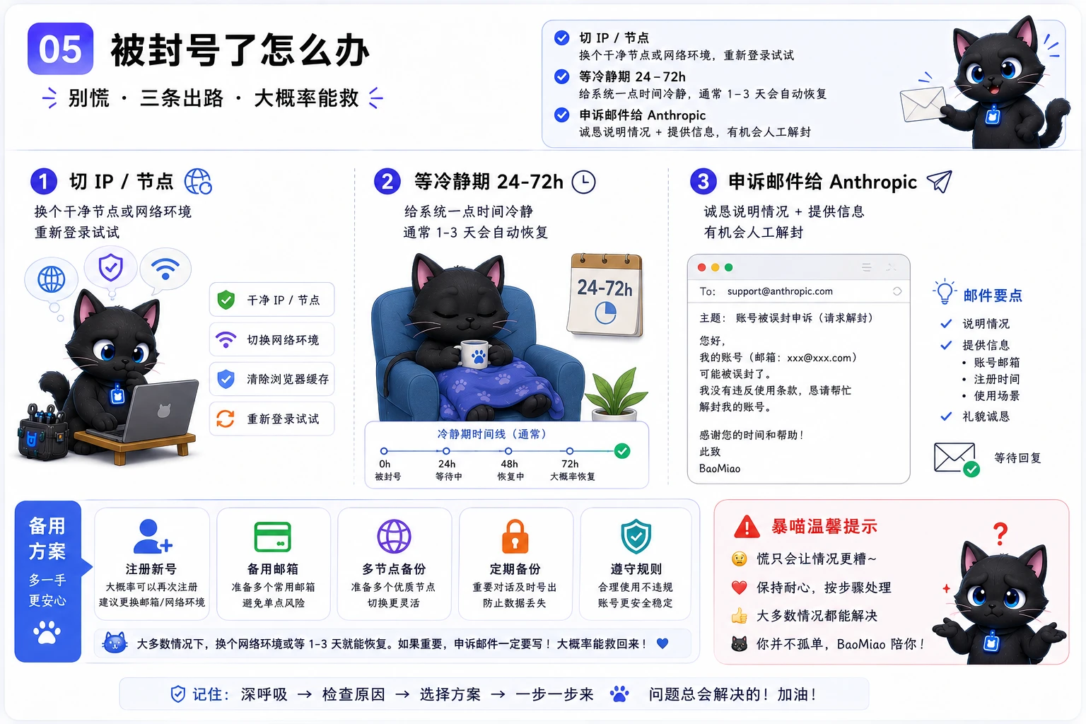 被封号了怎么办