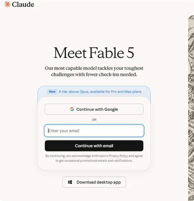 Claude 注册页